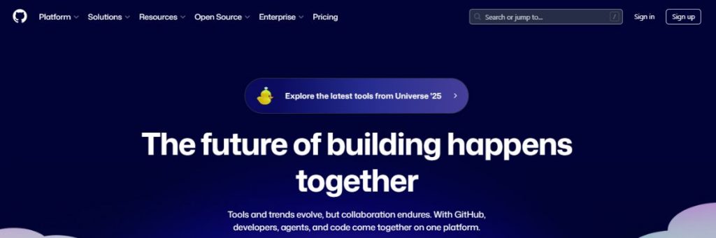 GitHub software development tool